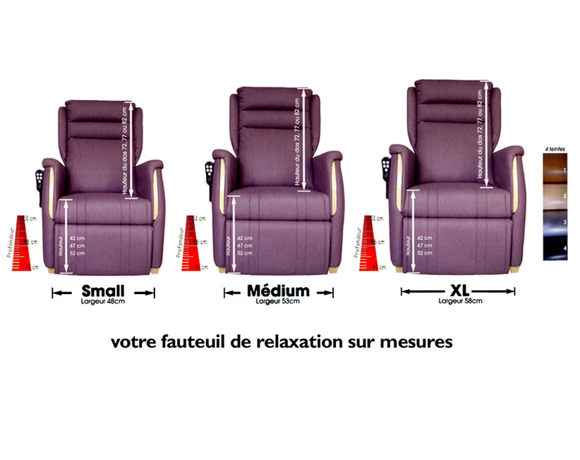 Fauteuil relax  vos mesures : Taylor